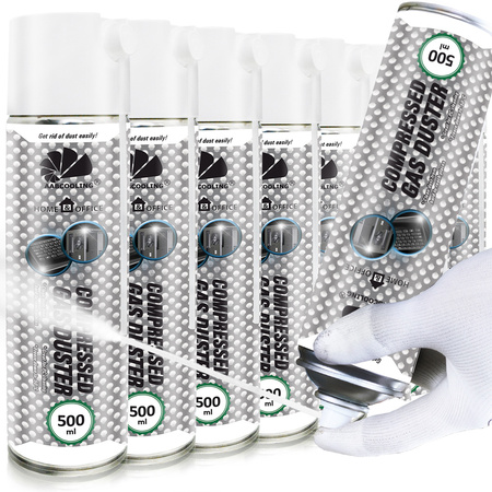 8 x AABCOOLING Home&Office Compressed Gas Duster 500 ml