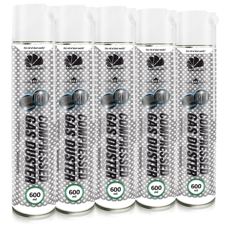 5 x AABCOOLING Home&Office Compressed Gas Duster 600 ml
