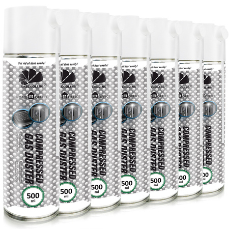 7 x AABCOOLING Home&Office Compressed Gas Duster 500 ml