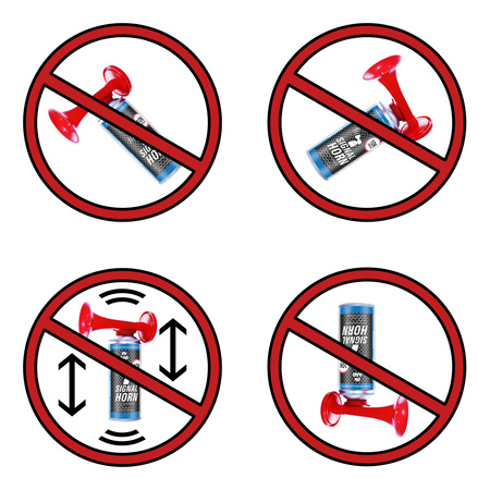 8x AABCOOLING Signal Horn 40g