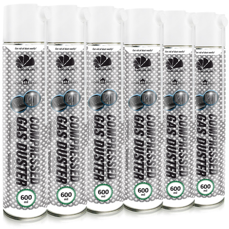 6 x AABCOOLING Home&Office Compressed Gas Duster 600 ml