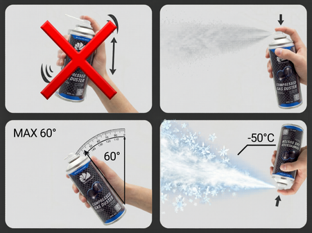 3x AABCOOLING Compressed gas duster 400ml – suruõhk