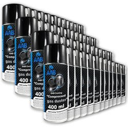 48x AABCOOLING Compressed gas duster 400ml – bombe air sec
