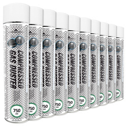 10x AABCOOLING Home&Office Compressed Gas Duster 750ml – сгъстен въздух