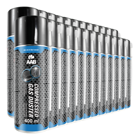 24x AABCOOLING Compressed gas duster 400ml