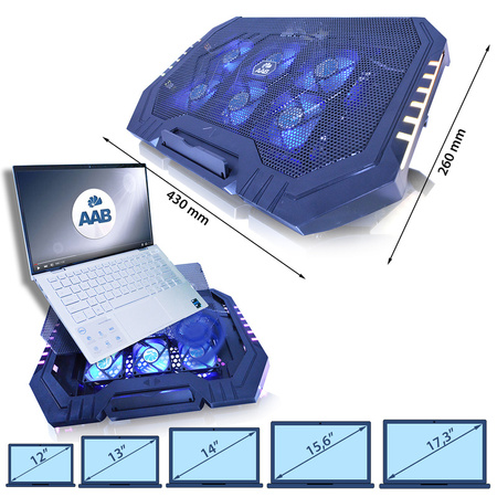 AABCOOLING Scutum – chladicí podložka pod notebook
