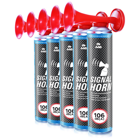 5x Druckluftfanfare AABCOOLING Signal Horn 75g