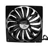 The AABCOOLING Black Silent Fan 14 is a high performance 14cm fan with up to 15 fan blades