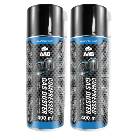 2x AABCOOLING Compressed gas duster 400ml – stlačený vzduch