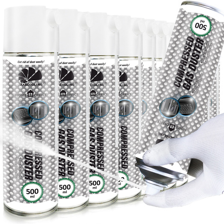 11x Aria compressa AABCOOLING Home&Office 500 ml
