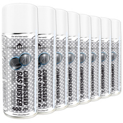 8x Sprężone powietrze AABCOOLING Home&Office 400 ml