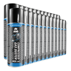 24x AABCOOLING Compressed gas duster 400ml – bombe air sec