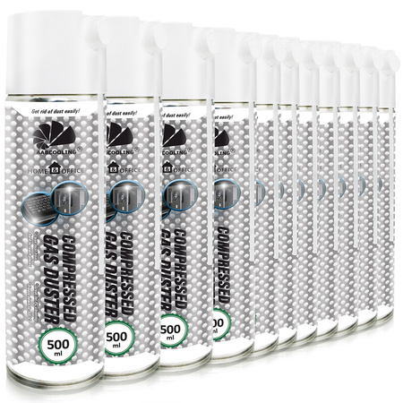 11 x AABCOOLING Home&Office Compressed Gas Duster 500 ml