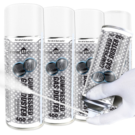 4x AABCOOLING Home&Office Compressed Gas Duster 400ml – сгъстен въздух