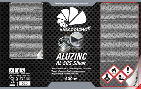1x Zinko-hliníkový sprej AABCOOLING Aluzinc AL 50S 400 ml