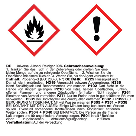 Isopropylalkohol AABCOOLING IPA 99,7 % 1 l