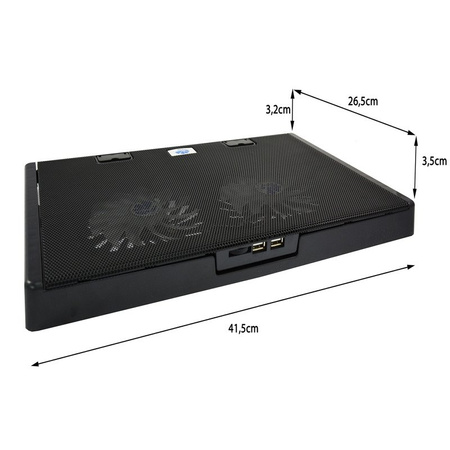 Podstawka chłodząca pod laptopa AABCOOLING NC80, 2×125 mm