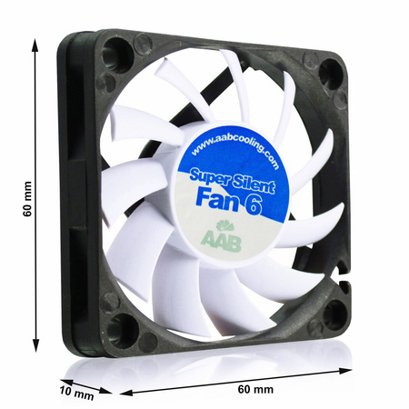 3x AABCOOLING Super Silent Fan 6 – тих вентилатор 60 mm