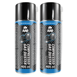 2x AABCOOLING Compressed gas duster 400ml – bombe air sec