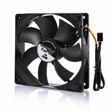 AAB Cooling Black Silent Fan 12