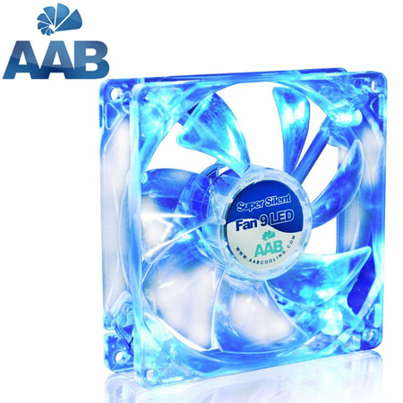 3x Ventola 92 mm AABCOOLING Super Silent Fan 9 BLUE LED