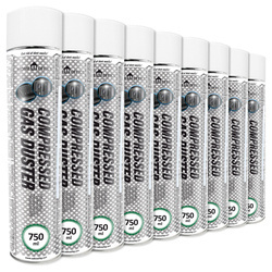 9x AABCOOLING Home&Office Compressed Gas Duster 750ml – сгъстен въздух
