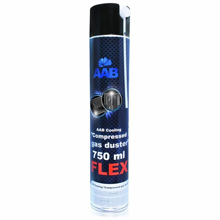 1x AABCOOLING Compressed Gas Duster FLEX 750ml – saspiests gaiss