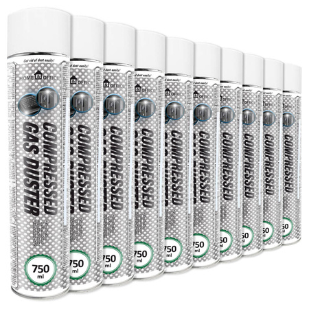 10x Compressed Air Duster AABCOOLING Home&Office 750 ml