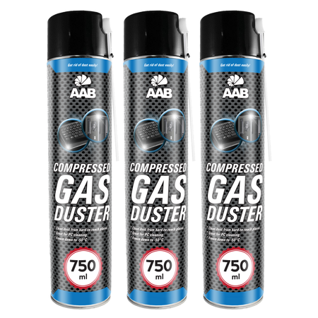 3x AABCOOLING Compressed gas duster 750ml – suruõhk