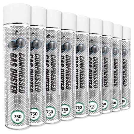 9x AABCOOLING Home&Office Compressed Gas Duster 750ml – suslėgtas oras