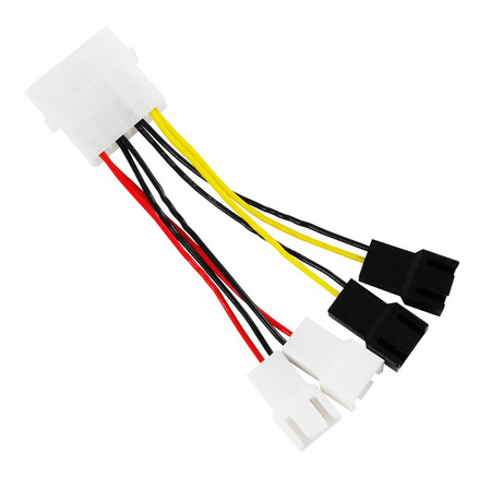Divisor Molex a 4 ventiladores 3 pines AABCOOLING C12