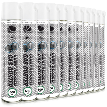 11 x AABCOOLING Home&Office Compressed Gas Duster 600 ml
