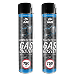 2x AABCOOLING Compressed gas duster 750ml – sprężone powietrze