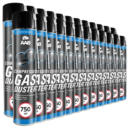 24x AABCOOLING Compressed gas duster 750ml
