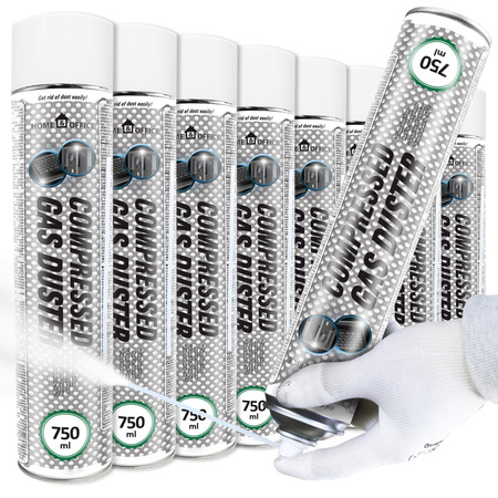 8x Trykluftspray AABCOOLING Home&Office 750 ml