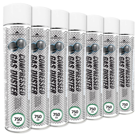 7x Sűrített levegő spray AABCOOLING Home&Office 750 ml