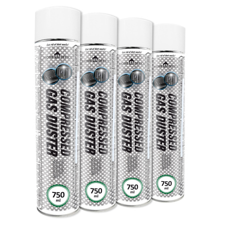 4x AABCOOLING Home&Office Compressed Gas Duster 750ml