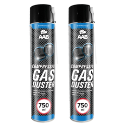 2x AABCOOLING Compressed gas duster 750ml – bombe à air sec